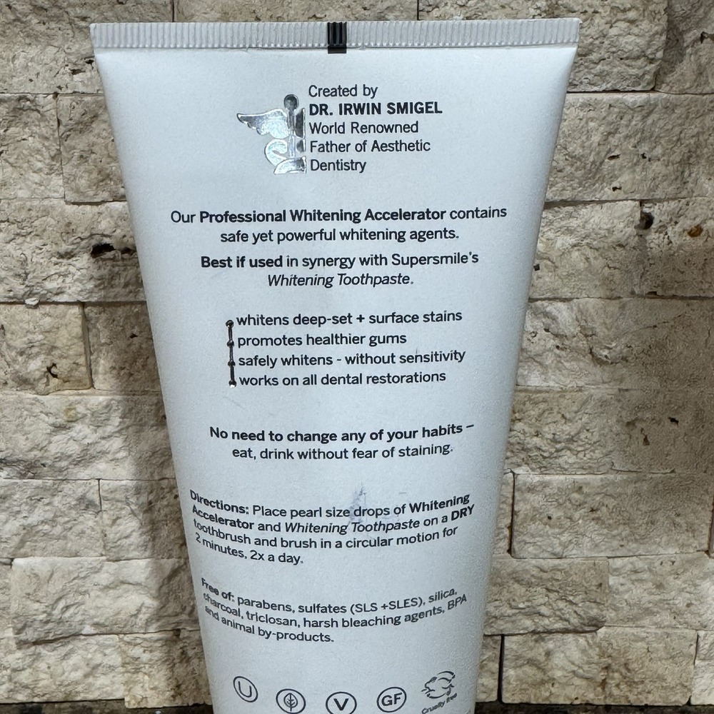 Supersmile Professional Whitening Accelerator Factory Sealed 8 oz/226.7g‎ NEW! - Picture 4 of 5